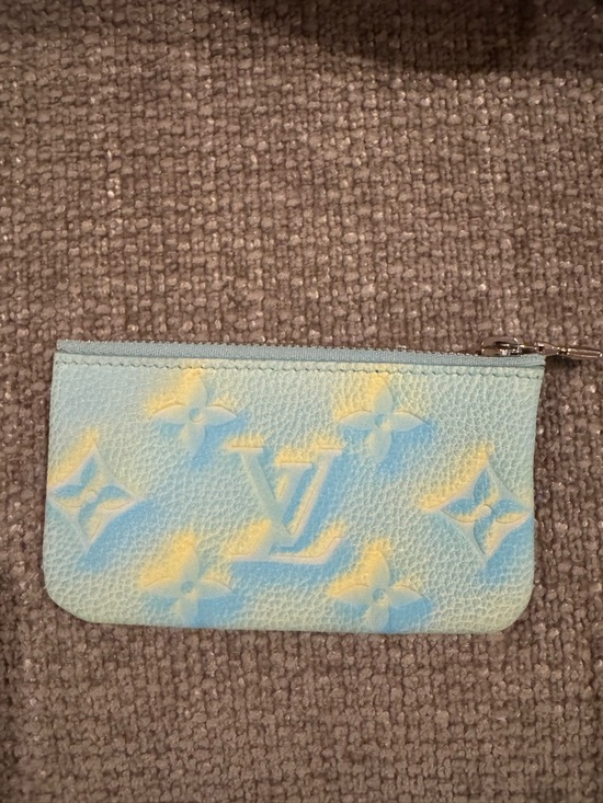 Louis Vuitton Empreinte Monogram Summer Stardust Key Pouch Water Green - Picture 3 of 10
